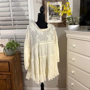 CHICSOUL Pretty Soul Top, Cream, 3X